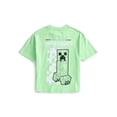 thumbnail image 3 of Minecraft Boys Cotton Neon Graphic Tee with Short Sleeves, Sizes XS-2XL, 3 of 3