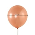thumbnail image 6 of Efavormart 50 Pack Rose Gold Biodegradable Balloons, Eco-friendly Thickened Extra Strong Latex Helium Party Balloons - 12", 6 of 9