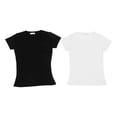 thumbnail image 1 of unbranded 2Ud Camisetas Mujer Spandex Manga Corta Color Estilo Y Femenino, 1 of 8
