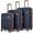Navy, variant on Brickell 3 Piece Expandable Retro Spinner Luggage Set (Navy)
