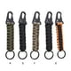 thumbnail image 4 of Scienceny LLavero de Paracord, mosquetón extraíble para exteriores, llavero de emergencia de supervivencia, cuerda, colgante portátil, cordón Herramientas eléctricas Negro, 4 of 6
