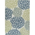 Beverly Rug Indoor/Outdoor Area Rugs,Modern Floral Patio Porch Garden ...