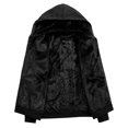 thumbnail image 4 of Chiccall Heated Hoodies for Men 5 Heating Zones Fleece Lining Zip Up Hoodie Long Sleeve Hooded Sweatshirt Jackets with Pockets without Battery, 4 of 8