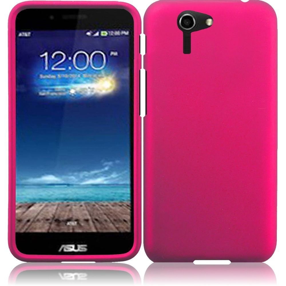 Hard Rubberized Case for Asus Padfone X - Pink