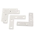 thumbnail image 1 of Unique Bargains L Shape Flat Repair Plate Corner Angle Bracket 50 x 50 x 14mm 4Pcs, 1 of 1