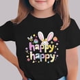 thumbnail image 4 of Manga Corta Crop Top para Niños Pascua Impresa Cuello Redondo Casual Tee 3-14 Años, 4 of 5