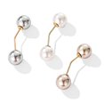 thumbnail image 1 of Broche de perlas de doble cabeza versátil para cárdigans, elegante accesorio de moda, juego de broche de triple perla, 1 of 5