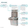 thumbnail image 2 of Elkay LZO8WSLK Station de Remplissage de Bouteilles Filtrée 8GPH avec Refroidisseur ADA Simple Mains, 2 of 5