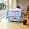 thumbnail image 4 of Student Large Capacity Class Messenger Bag, Simple Versatile Shoulder Bag for School, Black Crossbody Satchel for Daily Commute, 4 of 6