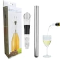 thumbnail image 1 of Enfriador de vino de acero inoxidable, 3 en 1, para botellas de vino, 1 of 5
