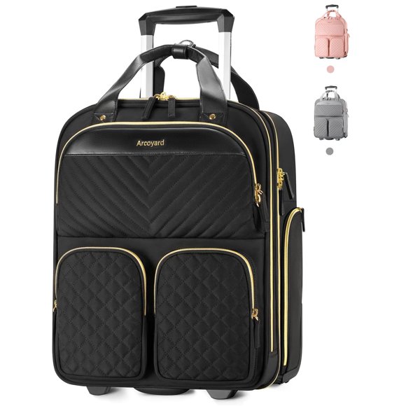 Equipaje de mano bajo el asiento Arcoyard Black Gold para mujer