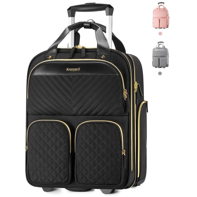 Equipaje de mano bajo el asiento Arcoyard Black Gold para mujer