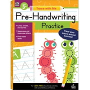 Thinking Kids Trace with Me: Pre-Handwriting Practice Activity Book (128 pages) Grade PK-2