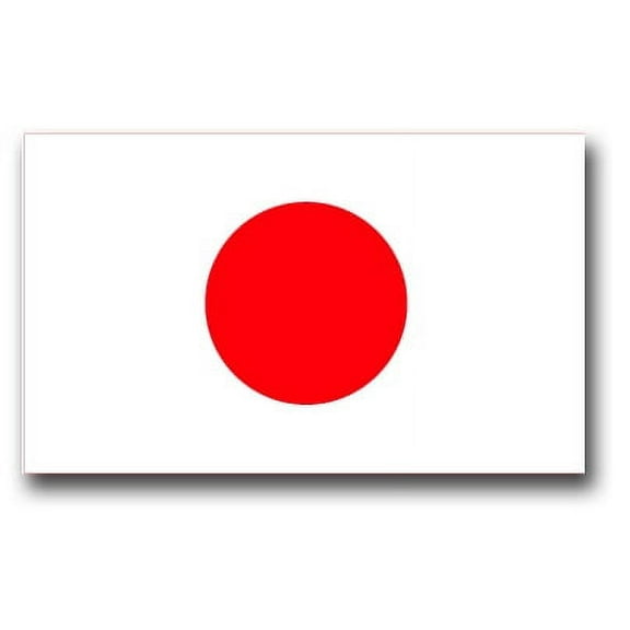 3.8 Inch Japan Flag Vinyl Transfer Decal