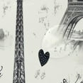 thumbnail image 4 of Vintvintage Eiffel Tower Shower Curtain Waterproof Fabric with 12 Hooks Bathroom Bath Curtain Set Polyester Fabric Machine Washable 60 x 72 Inch Home Decor, 4 of 6
