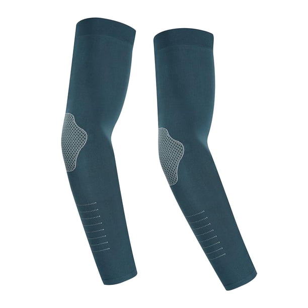Manga de Hielo de Codo para Hombres Al Aire Libre Ciclismo Protección Solar, Secado de Verano Respirable Protector de Codo de Nylon Hielo Mangas de Seda