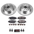 thumbnail image 3 of PowerStop Rear Z23 Evolution Sport Carbon-Fiber Ceramic Brake Pad and Drilled & Slotted Rotor Kit Fits: LEXUS TOYOTA Select Models K1080, 3 of 10