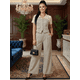 thumbnail image 2 of Conjunto Ejecutivo 2 Piezas, Blusa Tipo Chaleco y Pantalón Recto, Look Sofisticado y Chic para Mujer, 2 of 5