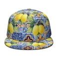 thumbnail image 2 of Modern Lemons Baseball Cap - Unisex Adjustable Hat with Flat Visor & Durable Fabric, 2 of 5