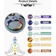 thumbnail image 6 of Top Plaza Bead Chakra Bracelet 7 Chakras Healing Crystals Bracelet Yoga Stone Beads Bracelets Meditation Relax Anxiety Bangle for Womens Mens, 6 of 7