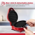 thumbnail image 5 of Holstein Housewares Mini gofres y plancha 5 en 1 – Aparato personal de 4 pulgadas con 7 placas antiadherentes extraíbles, hace cachorros, gatitos, gofres en forma de corazón, panqueques, huevos y más, 5 of 5