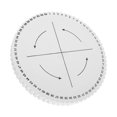 thumbnail image 2 of 5 discos trenzadores con ranuras: placa Kumihimo redonda gruesa para tejer pulseras, tabla trenzadora portátil - Herramienta para hacer joyas y manualidades DIY, 2 of 5