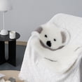 thumbnail image 3 of Faux Wool area Rugs Plush Shaggy Soft Carpet Water Absorbent Bath Rug for Bedroom Tub Shower Decor Koala, 3 of 9