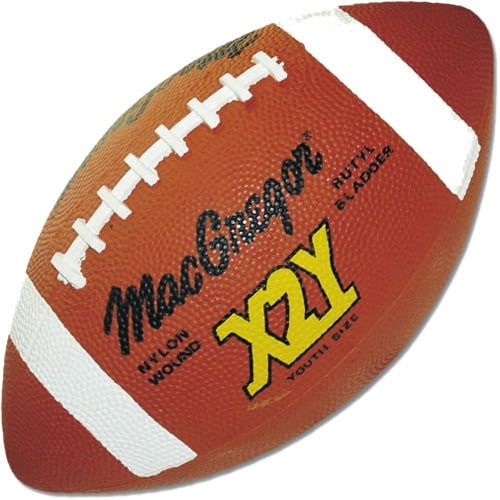 Big Game Junior Size Leather Football Game Ball for Ages 9-12 Grades 4-5 