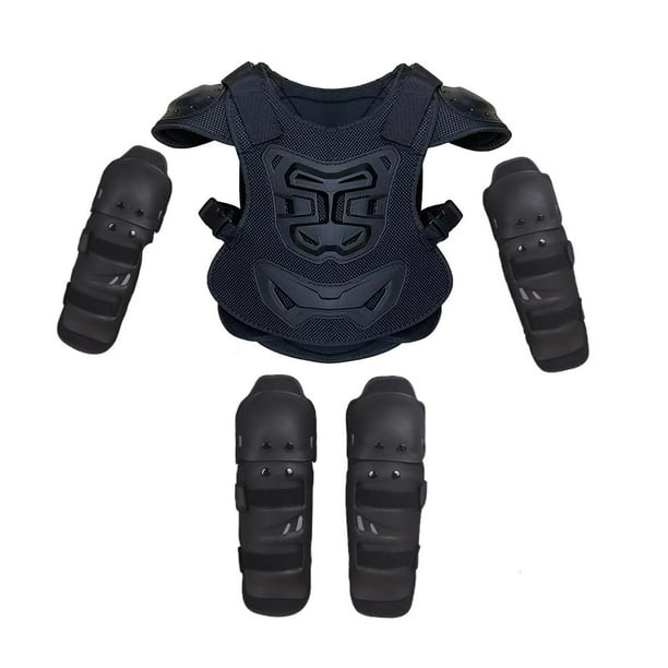 Protector Espalda Moto Protección Motocross WJH Rodilleras