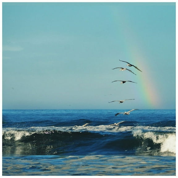 Marmont Hill Mh-Robdic-120-C-24 24" X 24" "I’Ll Follow" Giclee Art Print On Stretched