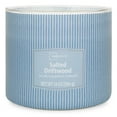 thumbnail image 3 of Mainstays 14oz 3-Wick Textured Wrapped Candle with Salted Driftwood Fragrance, 3 of 6