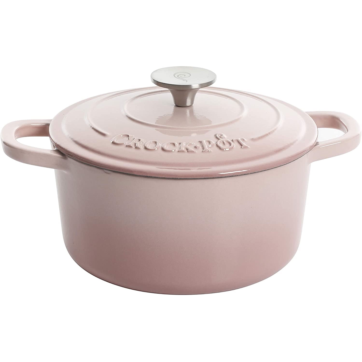 Crock Pot Artisan 5-Quart Dutch Oven - Pink - Walmart.com