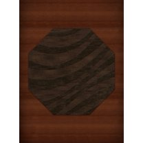 Dalyn Dover Area Rug DV12 Dv12 Fudge Waves Swirls 4' x 4' Octagon