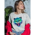 thumbnail image 2 of Tiger Watercolor T-Shirt Women -Rose Khan Designs, Female XX-Large, 2 of 4