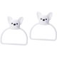 thumbnail image 1 of 2 Pcs Towel Rack Kitchen Towel Holder Towel Holder for Bathroom Wall Hand Towel Holder Round Towel Holder Bathroom Towel Hanger Bath Towel Holder, 1 of 4