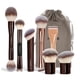thumbnail image 1 of Set 7 Brochas Maquillaje Profesional Modelo Café, 1 of 4