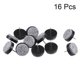 thumbnail image 2 of Almohadillas de fieltro para muebles, protectores de patas de silla y mesa, 24 mm de diámetro, negras, 16 piezas, 2 of 5