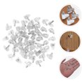 thumbnail image 1 of RENACLIPY 100Ud Grandes Soportes Para Estantes De Plástico Color Plata Para Muebles Y Gabinetes Resistentes, 1 of 8