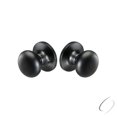 thumbnail image 1 of Yale YR10SNBLK Edge Passage Lock with Sinclair Knob, Black, 1 of 1