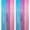 Blue Purple Pink, variant on Black Tinsel Backdrop Curtain -  Tinsel Curtain Party Backdrop Streamers for Wizard Birthdays/Stranger Theme/Doorway/Halloween Decorations Party - 2 Packs