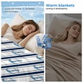 thumbnail image 2 of Navy Blue Anchor Nautical Cooling Blanket,Lightweight Breathable Summer Throw Blanket with Double Sided Cold Effect,Coastal Ocean Summer Beach Picnic Blankets Bed Sheet for Hot Sleepers 60"x80", 2 of 8
