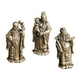 thumbnail image 4 of Old Brass Statue, Lucky Immortal Ornament, Luk Sau Figurine, Chinese Feng Shui Decorating Housewarming Gift for Bedroom Decoration, 4 of 8