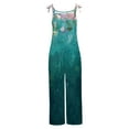 thumbnail image 5 of Nrmvnmi Women 2024 Summer Fashion Overalls Hippie Jumpsuits Floral Printed Spaghetti Strap Cute Romper Plus Size Bib Overall Mothers Day Gifts For Her, 5 of 5