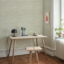 JiffDiff Grasscloth Wallpaper Peel and Stick,17.3"x472" Cream Grassweave Stick on Wallpaper Textured Self Adhesive Wallpaper Contact Paper