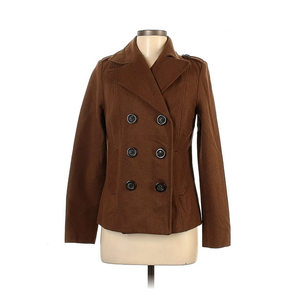 Pre Owned Old Navy Women S Size Coat Com Pre Owned Old Navy Women S Size Coat, Old Navy Brown Trench Coat