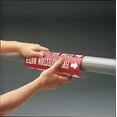 thumbnail image 4 of brady 4032-d b-915 coiled printed plastic sheet, black on yellow bradysnap-on pipe marker for 4"-6" outside pipe diameter, legend "compressed air", 4 of 5