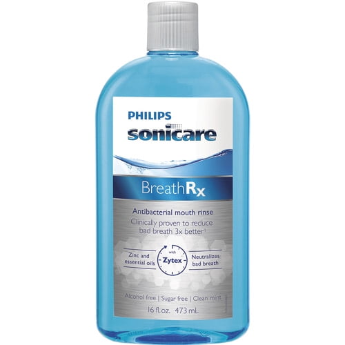 Philips Sonicare BreathRx Antibacterial Mouth Rinse, 16 Oz