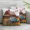 thumbnail image 3 of Pratyus Flowers Windmill Barn Pillow Cushion Covers for Sofa Couch Home Decor Printed on Both Sides Throw Pillow Cover 1PC 22x22in, 3 of 5