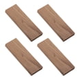 thumbnail image 1 of Uxcell 4 Pcs Madera Dura Natural de Maderas Exóticas para Manualidades DIY, Marrón Claro, 1 of 1