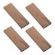 thumbnail image 1 of Uxcell 4 Pcs Madera Dura Natural de Maderas Exóticas para Manualidades DIY, Marrón Claro, 1 of 1